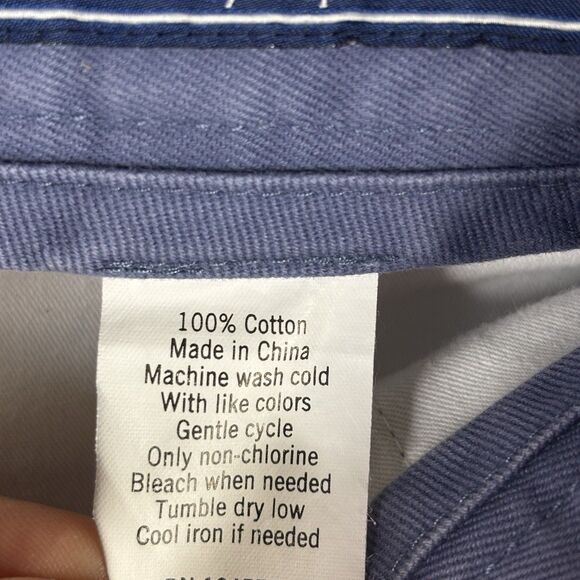 Vineyard Vines Pants Men 28x30 Washed Blue Flag Embroidered Chino Golf Club Pant - Picture 7 of 13